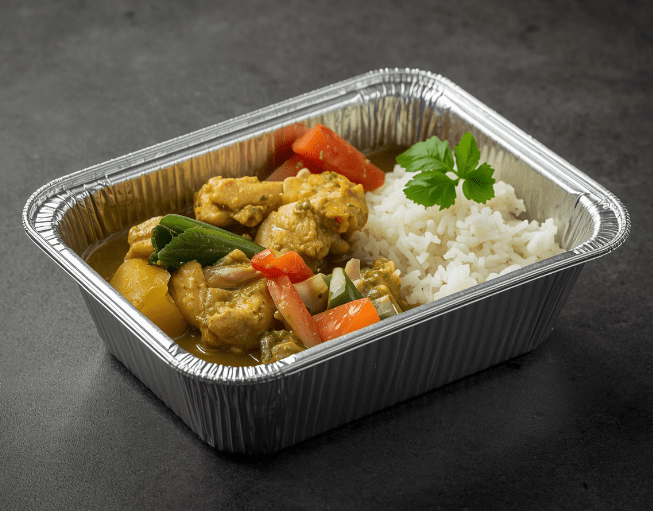 Thai Green Chicken Curry with Rice - Individual Pack