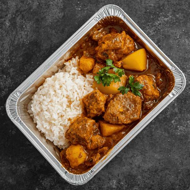 Malaysian Lamb & Potato Curry with Rice - Individual Pack