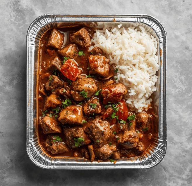 Beef, Mushroom & Sundried Tomato Casserole with Rice - Individual Pack