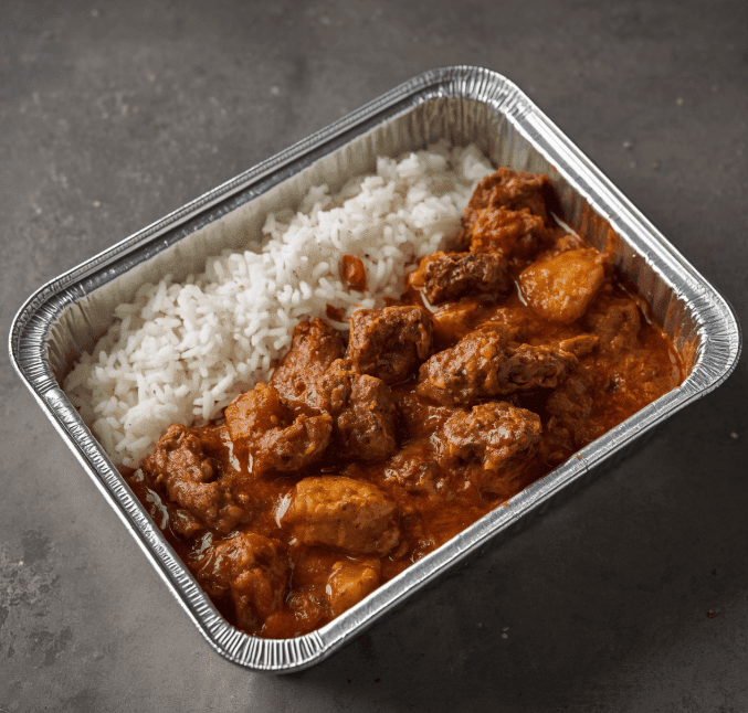 Beef Madras with Rice - Individual Pack