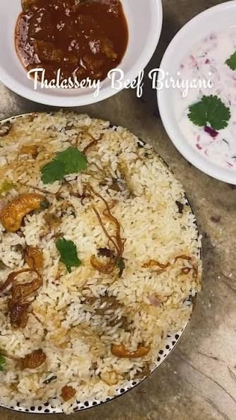 Thalassery Beef Biriyani (Kaima Rice)