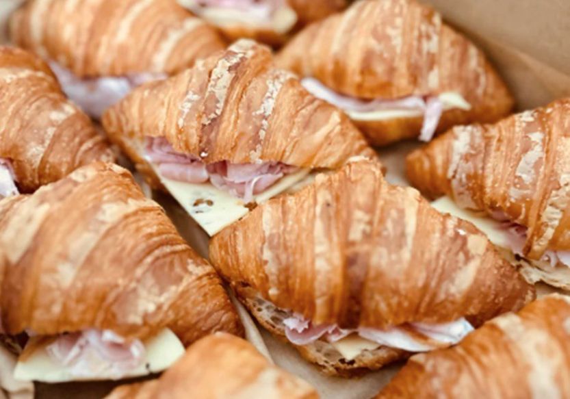 Mini Ham & Cheese Croissants