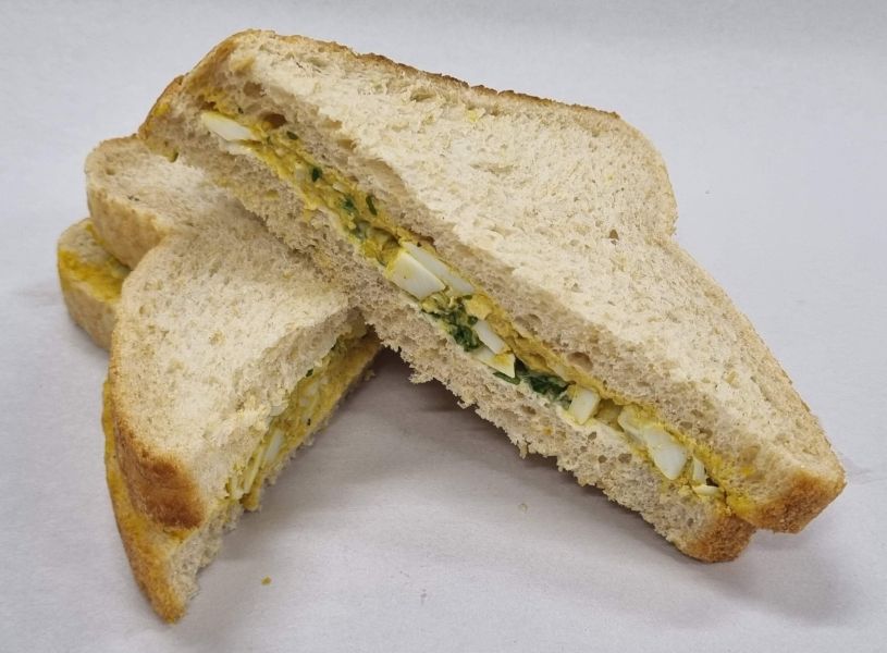 BNGS - Box Sandwich - Curried Egg on Wholemeal