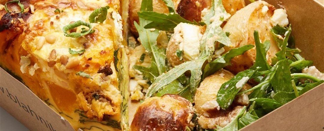 Quiche and Salad Box