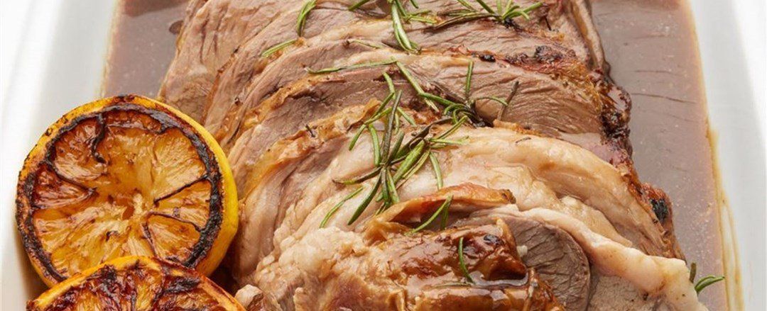 Rolled, roasted leg of lamb, Pork Shoulder or Beef Top Side  GF