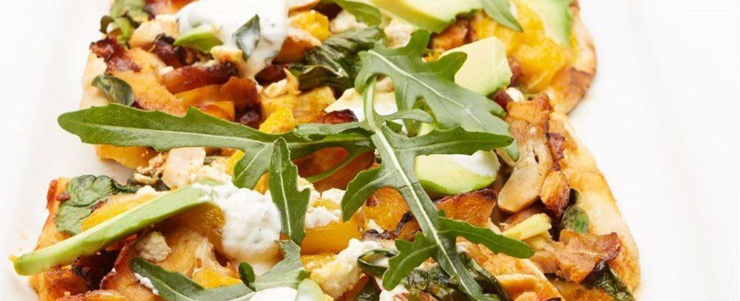 Sapore Tandoori Chicken, Rocket & Poached Mango with Yoghurt Raita Pizza