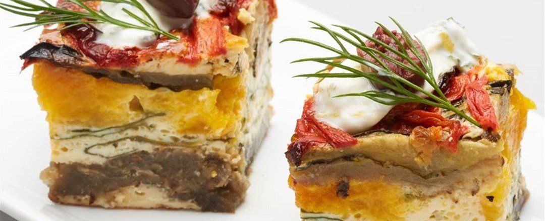 Vegetarian Frittata Squares V GF