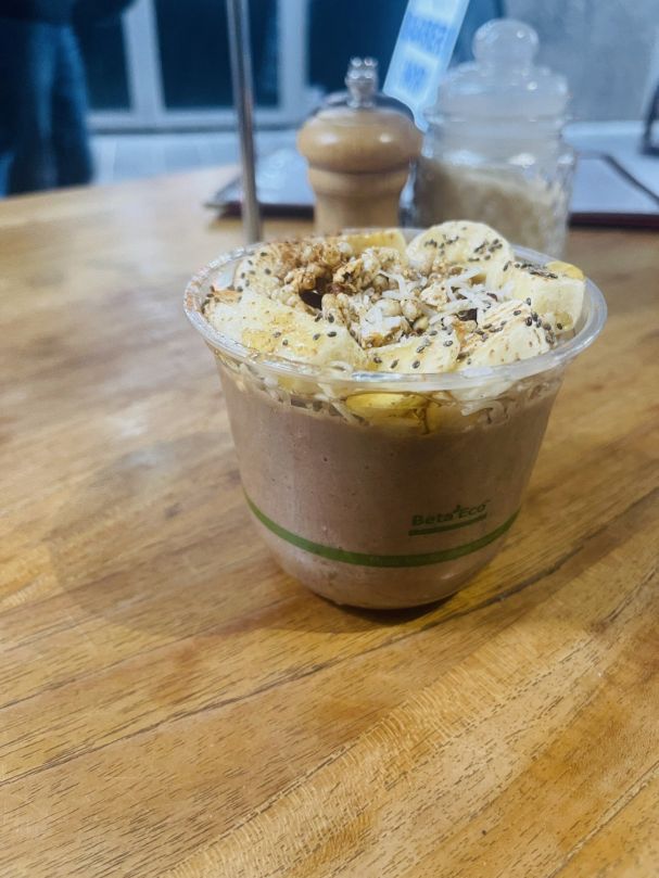 Healthy Choc Banana Smoothie Bowl (GF, DF, VEGAN)