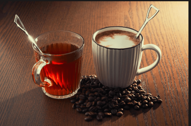 Freshly Brewed Tea & Coffee & Juice
