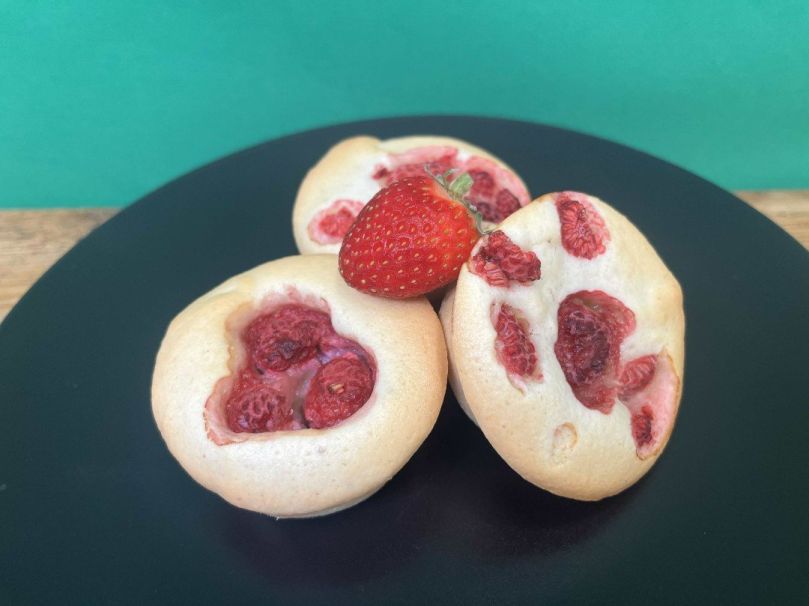 Seasonal berry friand