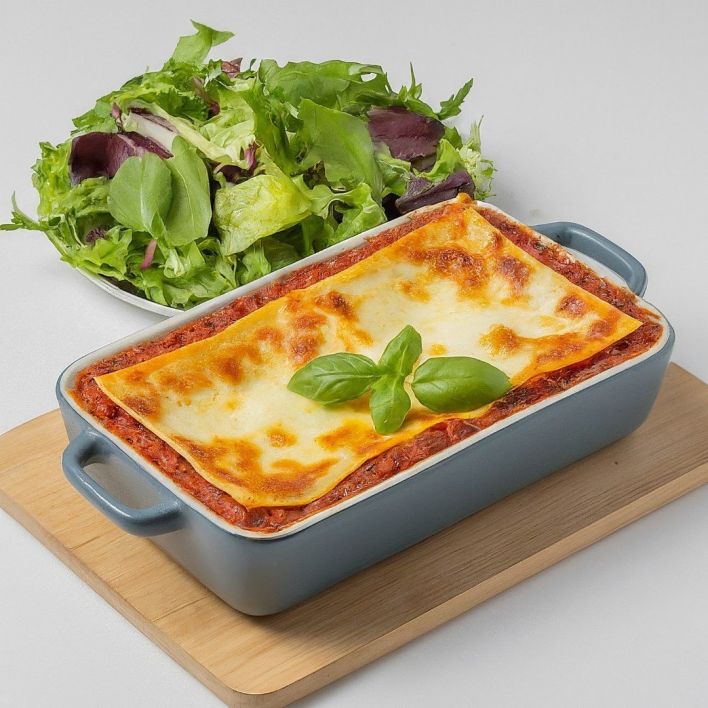 Home style lasagna or moussaka meal