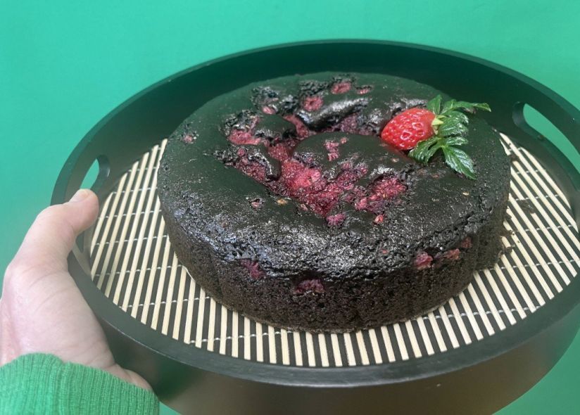 Chocolate raspberry cake