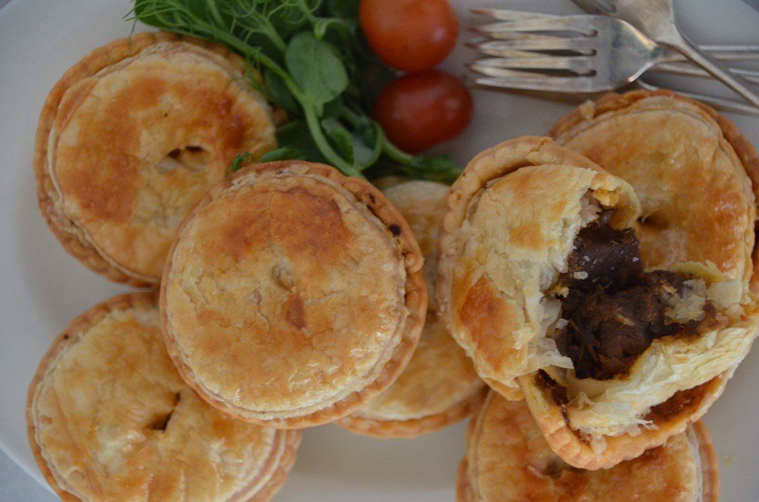 Beef n Guiness flakey pastry pie