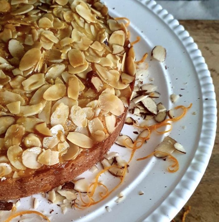 Almond, orange cake