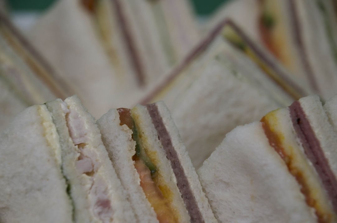 Club sandwich selection, (2 sandwiches)