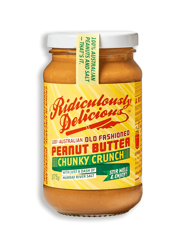 Ridiculously Good Peanut Butter - Chunky Crunch (375g Jar)