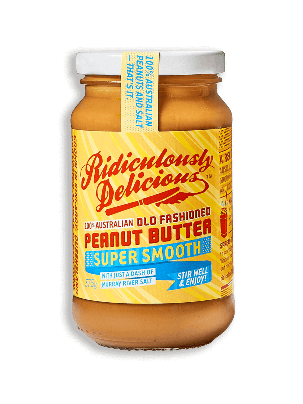 Ridiculously Good Peanut Butter - Super Smooth (375g Jar)