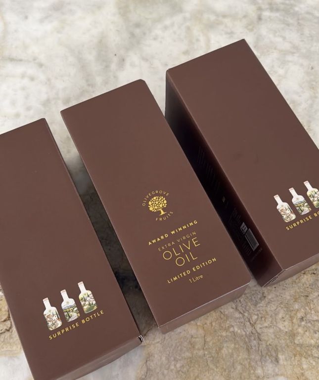 Olive Grove Extra Virgin Olive Oil - Limited Edition with Gifting Box (1 Litre Bottle)