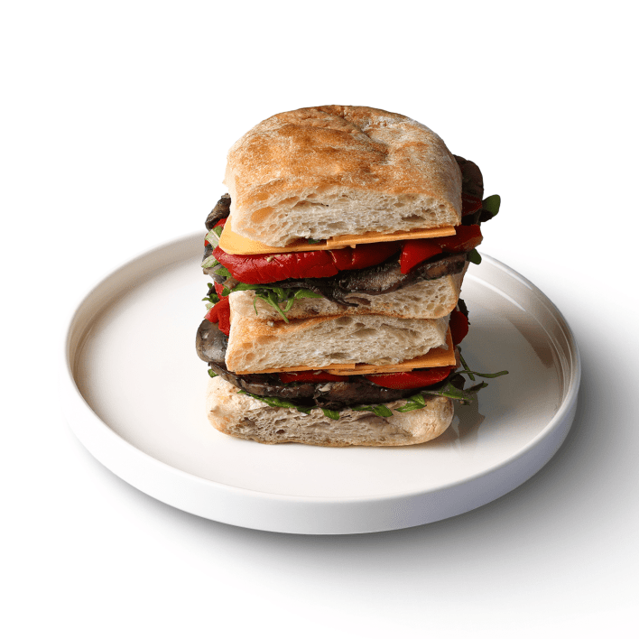 Vegan Mushroom Ciabatta