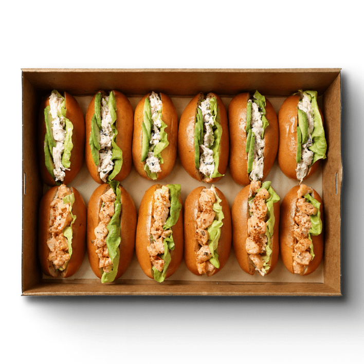 Mini Brioche Roll Platter Small