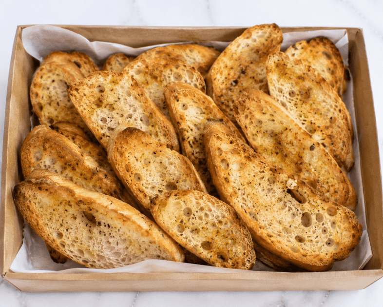 Crispy bread (for dip platter)