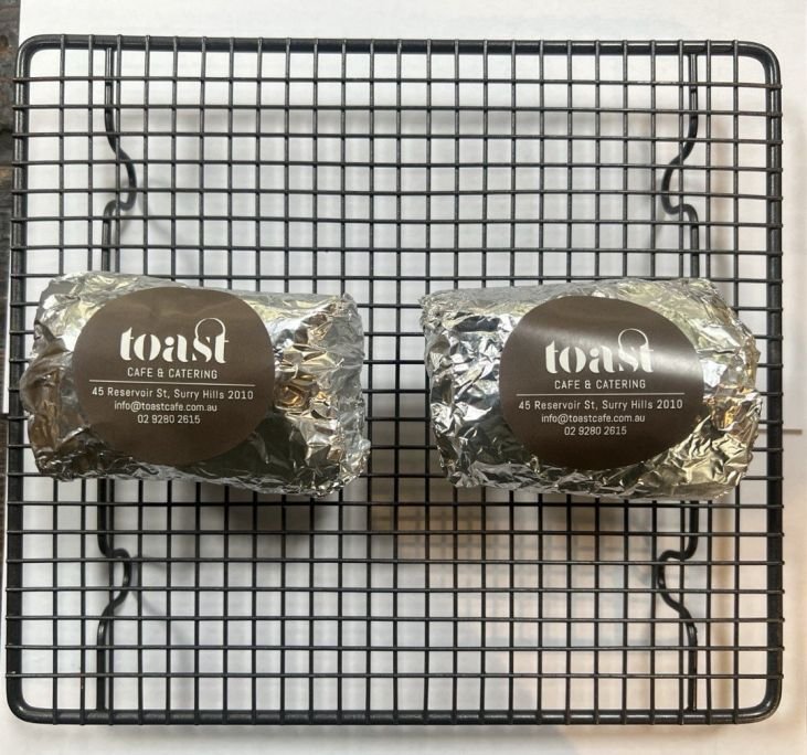 Brekkie wraps (cocktail size)