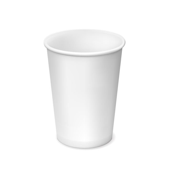 Paper cups for coffee or tea