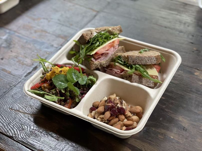 Lunch box  (1) - sourdough sandwich & salad box