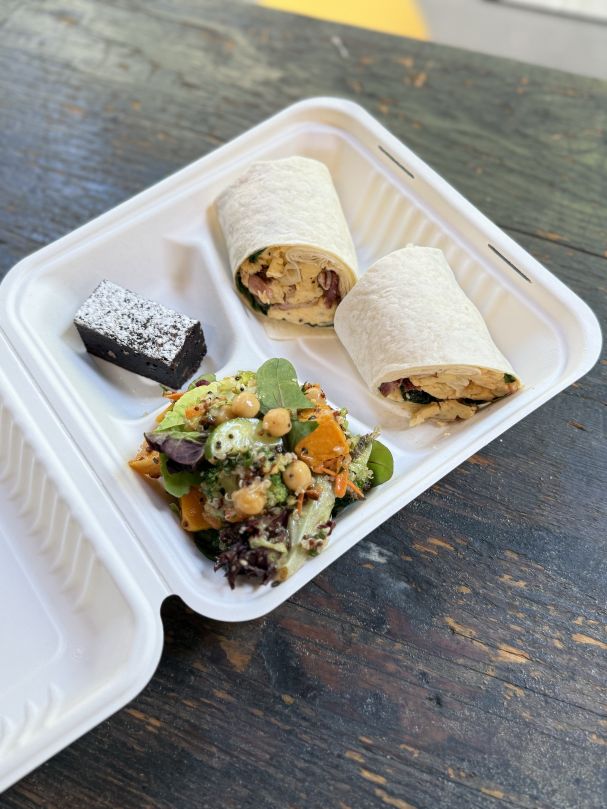 Lunch box (2) - wrap & salad box