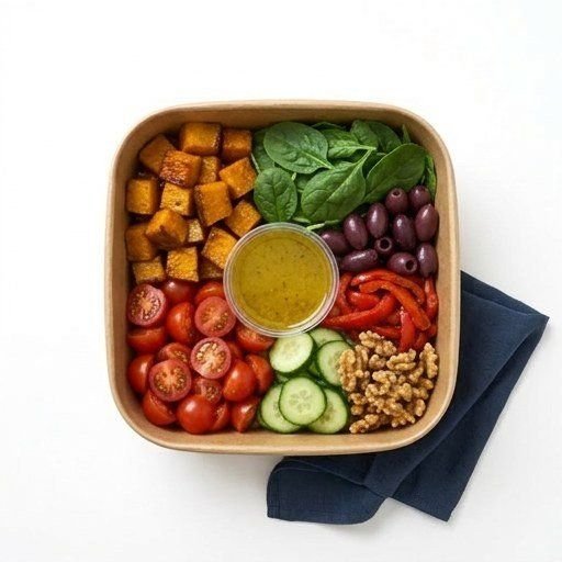 Vegan Mediterranean Salad