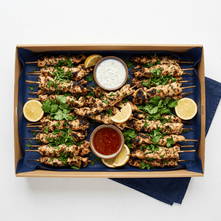 Chicken Skewers Platter