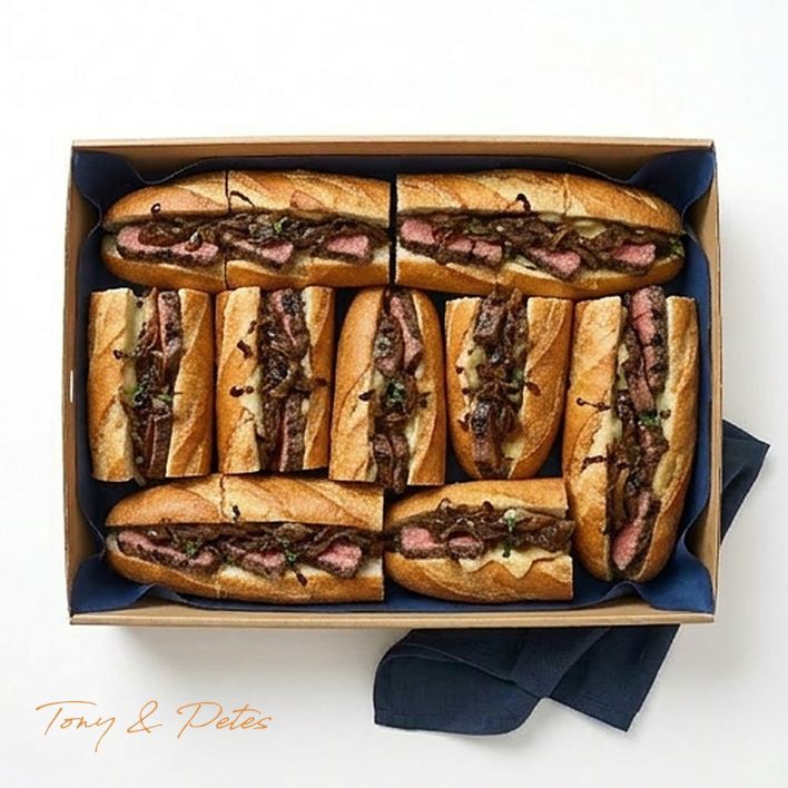 Steak & Caramelised Onion Baguette