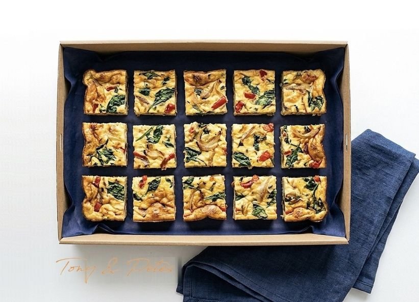 T & P Frittata - 18 Pieces