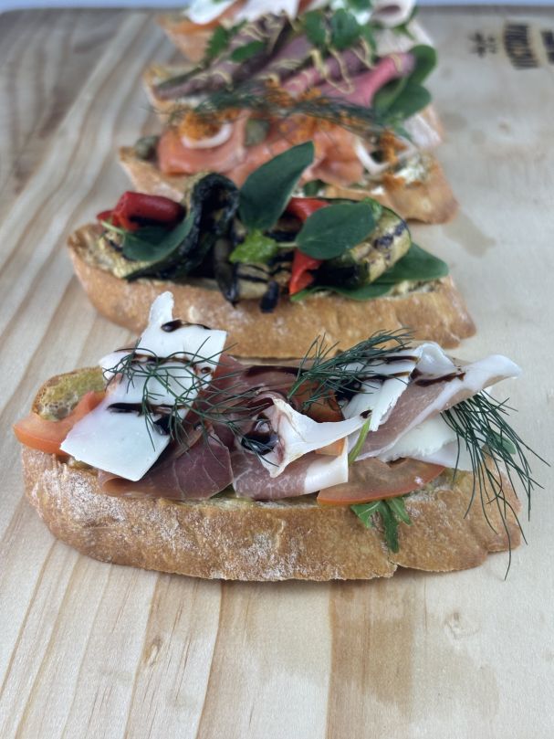 Prosciutto Open Sandwich