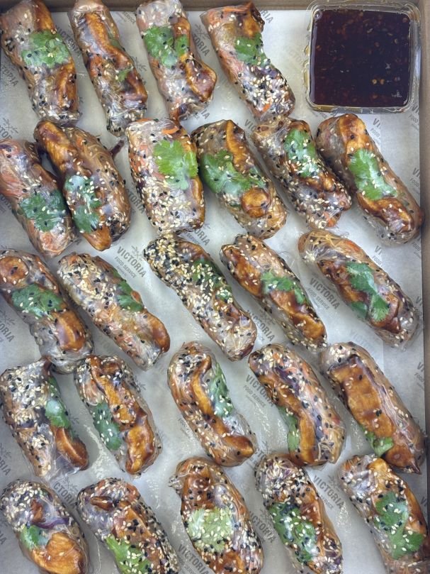 Teriyaki Chicken Rice Paper Rolls (NAG, NAD)