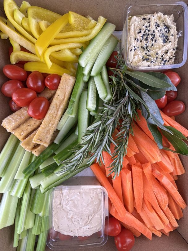 Crudité platter (V, NAG)