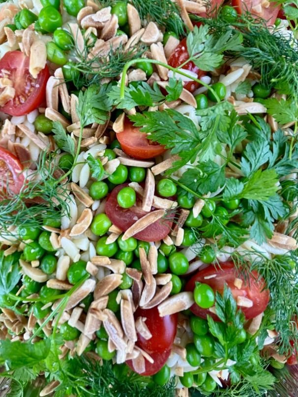 Orzo Pasta Salad (V)