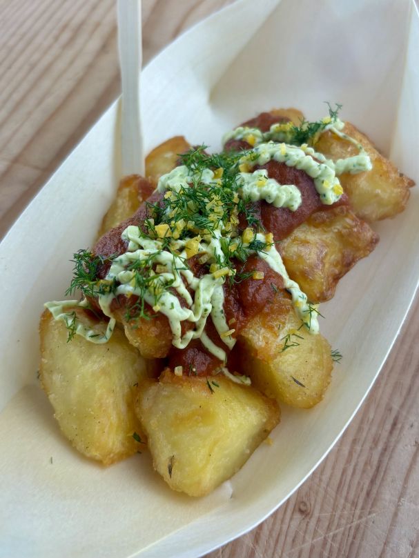 Patatas Bravas w Spiced Tomato Sauce - W
