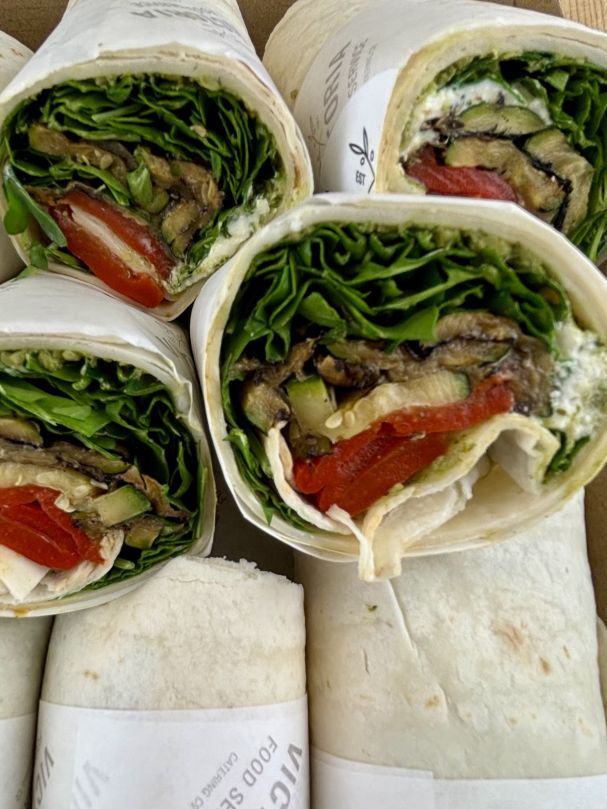 Goats Cheese & Rocket Pesto Wrap (V)
