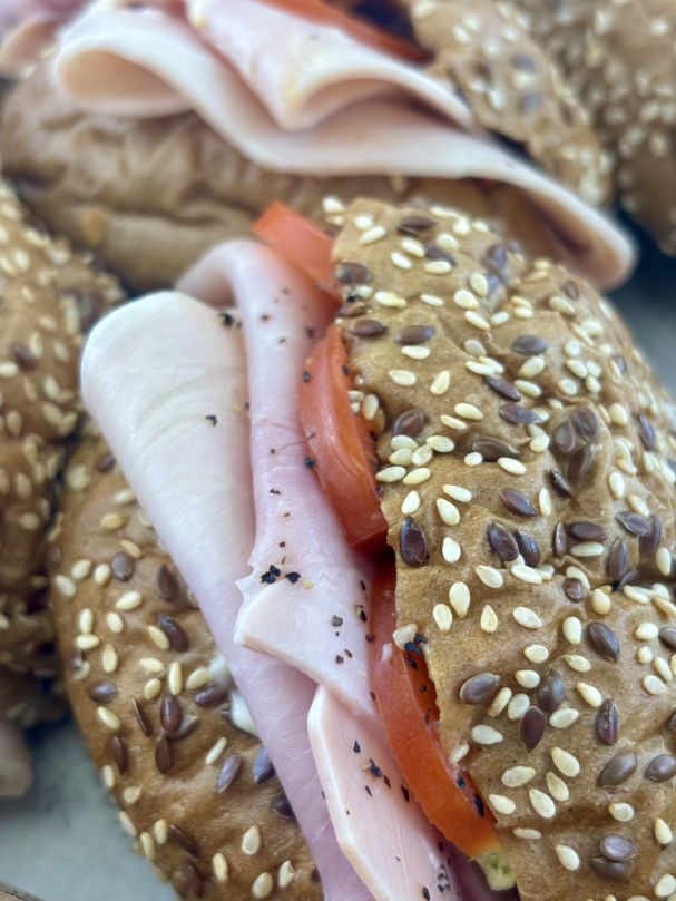 Champagne Ham Whole Grain Roll