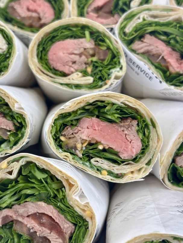 Seared Beef Wrap