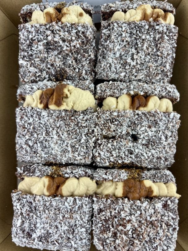 Mocha Lamington