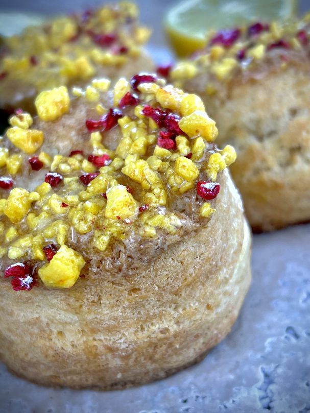 Lemonade Scone with whipped cream