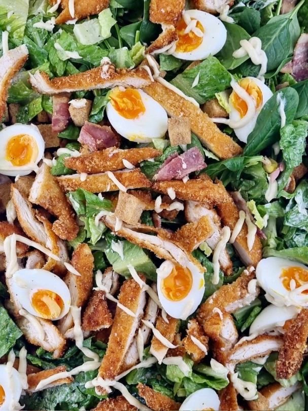 Crispy Chicken Caesar Salad
