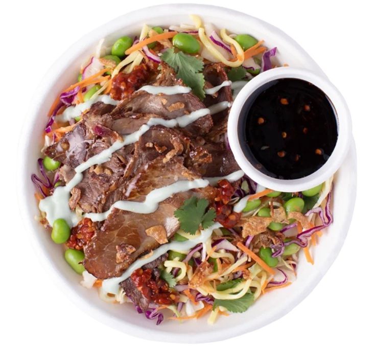 Asian Beef Noodle Bowl