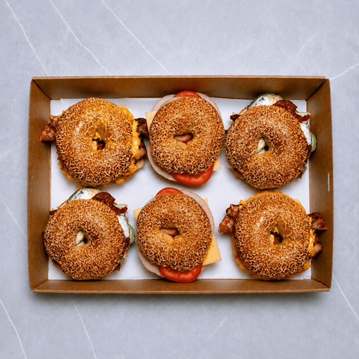 Classic Breakfast Bagel Platter