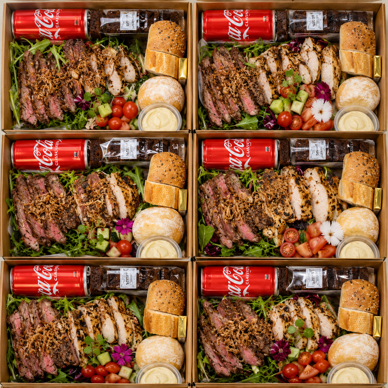 Individual Cold Meats and Salad Box