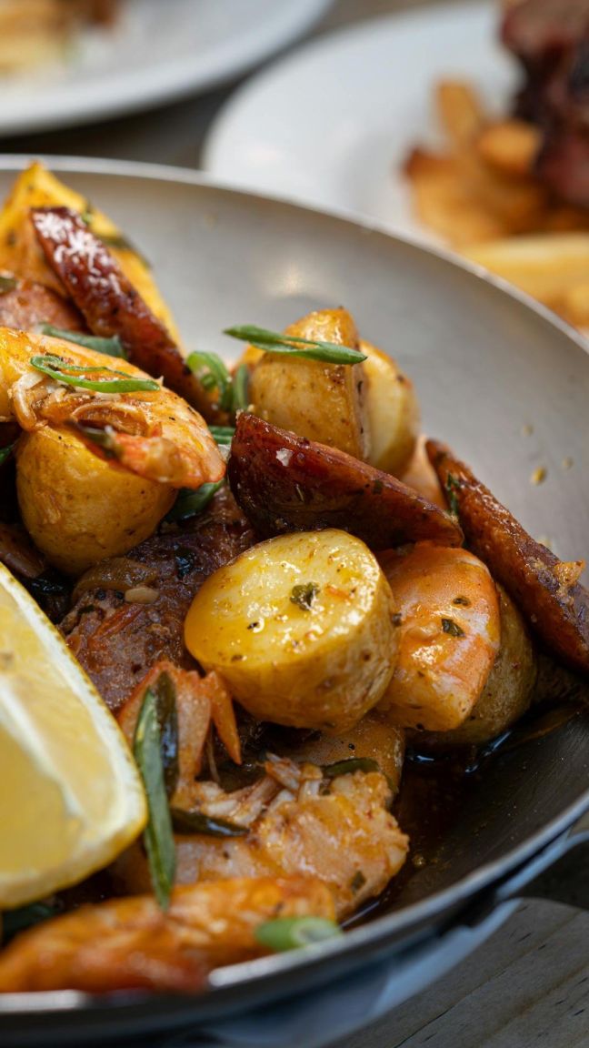 Platter - Patatas Bravas Triple Cooked Spanish Chat Potato served with side of Peri Peri Sauce