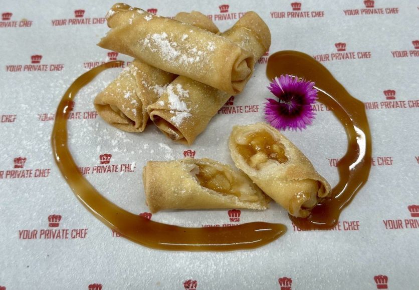 Apple Pie Spring Rolls 