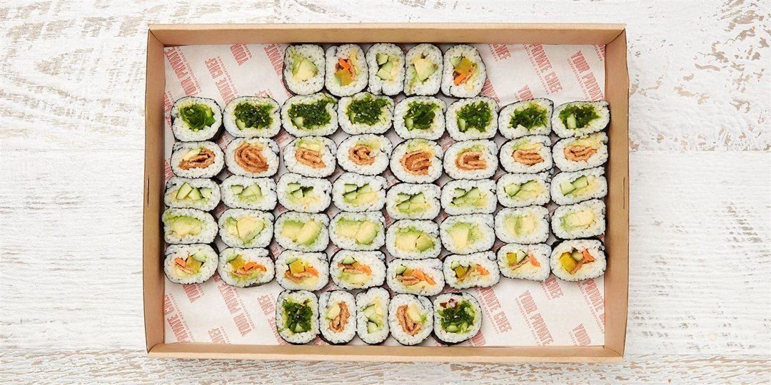 Platter - Vegetarian Sushi Box (50 pieces)